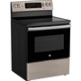 GE 30-Inch Freestanding Electric Range With True European Convection Technology - JCB840ETES