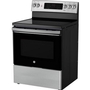 GE 30-Inch Freestanding Electric Range With True European Convection Technology - JCB840STSS