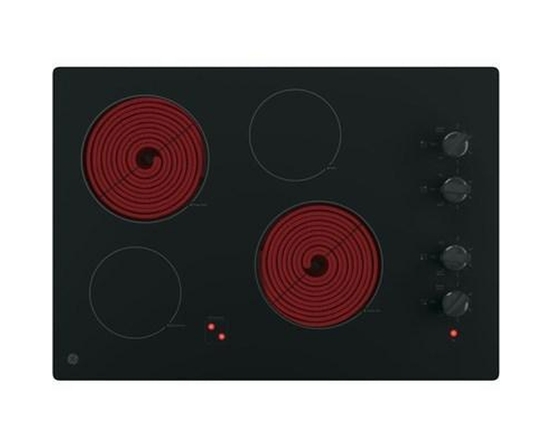 GE 30-Inch Built-In Electric Cooktop - JP3030DWBB