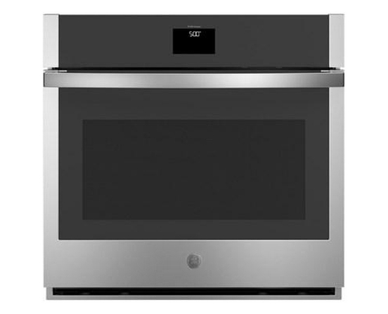 GE 30-Inch, 5.0 Cu. Ft. Built-In Single Wall Oven With True European Convection - JTS5000SVSS