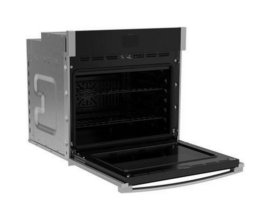GE 30-Inch, 5.0 Cu. Ft. Built-In Single Wall Oven With True European Convection - JTS5000SVSS