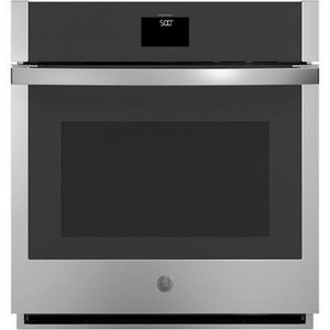 GE 27-Inch, 4.3 Cu. Ft. Built-In Single Wall Oven With True European Convection - JKS5000SVSS