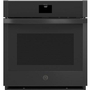 GE 27-Inch, 4.3 Cu. Ft. Built-In Single Wall Oven With True European Convection - JKS5000DVBB