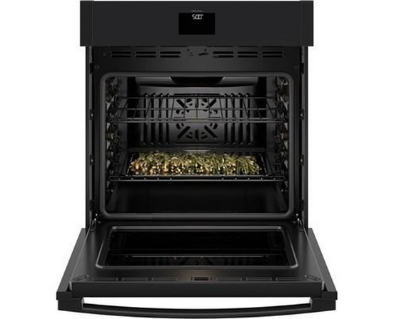 GE 27-Inch, 4.3 Cu. Ft. Built-In Single Wall Oven With True European Convection - JKS5000DVBB