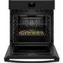 GE 27-Inch, 4.3 Cu. Ft. Built-In Single Wall Oven With True European Convection - JKS5000DVBB