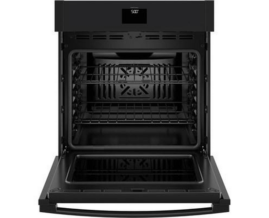 GE 27-Inch, 4.3 Cu. Ft. Built-In Single Wall Oven With True European Convection - JKS5000DVBB