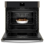 GE 30-Inch, 5.0 Cu. Ft. Built-In Single Wall Oven With True European Convection - JTS5000EVES