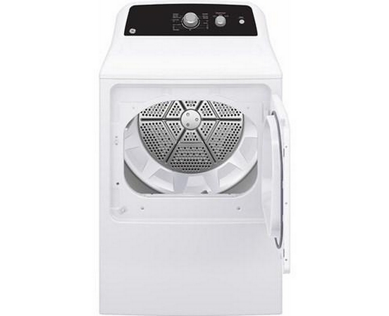 GE 6.2 Cu.Ft. Top Load Electric Dryer With Sanifresh Cycle - GTX34EBMRWS