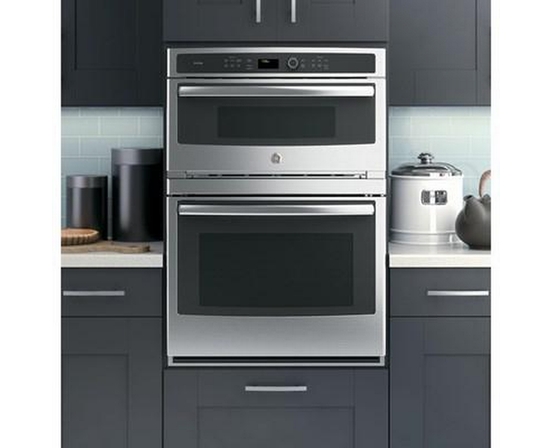 GE Profile 30-Inch, 5 Cu. Ft. Built-In Combination Wall Oven With Convection - PT7800SHSS