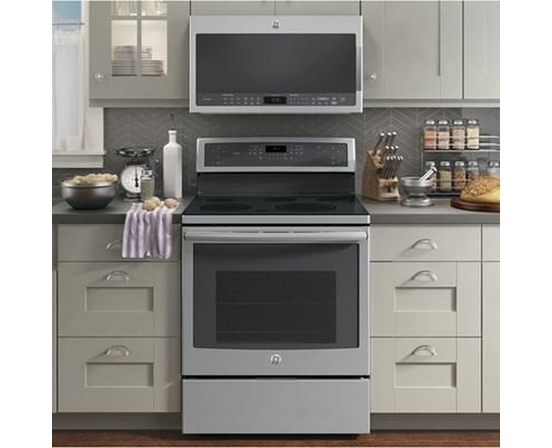 GE Profile 30-Inch, 2.1 Cu. Ft. Over-The-Range Microwave Oven With Chef Connect - PVM2188SJC