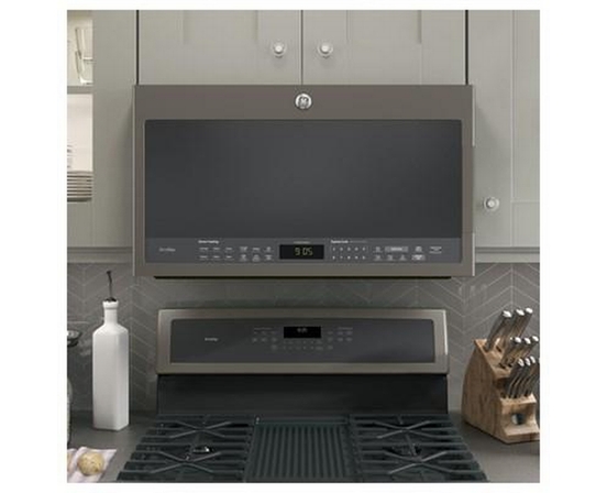 GE Profile 30-Inch, 2.1 Cu. Ft. Over-The-Range Microwave Oven With Chef Connect - PVM2188SLJC